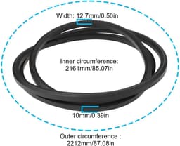 Dailygoods - Grasmaaier Dubbelzijdige Riem SB35065700/0 - Compatibel met Sabo 92-13H — thumbnail 2