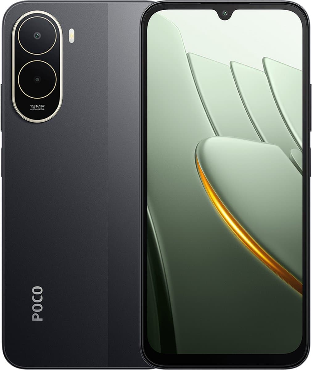 Xiaomi POCO C81 Pro-4G - 4+256GB - Zwart - 6000mAh - 13MP - 120Hz - 6.75" — afbeelding 1