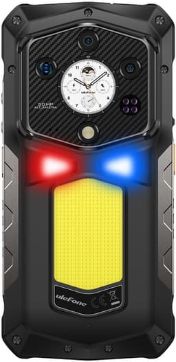 Rugged Smartphone Ulefone Armor 29 Pro 5G D-7400 16GB 512GB 21200-120W A15, Night, Light, Watch Display — thumbnail 3