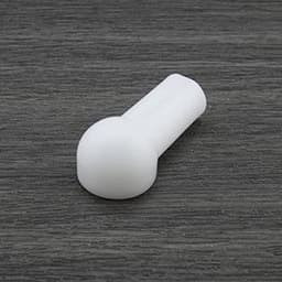 2 stuks vervangende eindkap voor bovenste duwstanggewricht 98656127902, compatibel met Porsche Boxster 986 987 bovenste ondersteuningsbeugel, duwstangkogelgewrichtadapters, wit — thumbnail 4