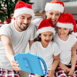 SnelShoppen - Kids Tablet 7 Inch Android met WiFi, Quad Core, 2GB RAM, 32GB ROM, Kindvriendelijke Siliconen Hoes, Voor Kinderen van 3 tot 14 Jaar, Bla — thumbnail 5