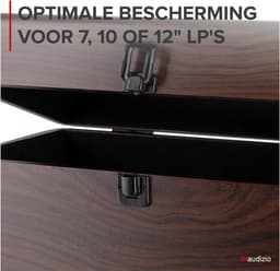 Audizio RC32 Vinyl Platenkoffer voor max 30/35 platen - Houtlook — thumbnail 3