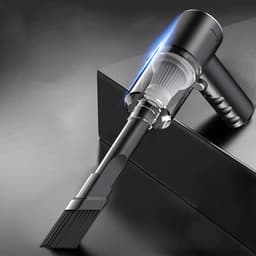 Kruimeldief - Auto stofzuiger - Krachtige handstofzuiger voor in de auto - USB oplaadbaar - Draagbaar - Mini-stofzuiger - Geschikt voor auto's en kantoren — thumbnail 5