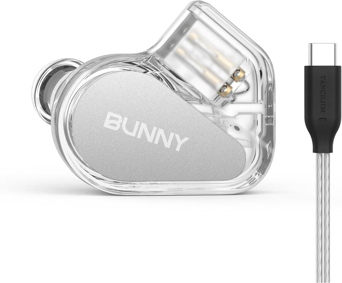 TANCHJIM Bunny - In-Ear Monitors - IEM - 10 mm Dynamische Driver - Gaming Oordoppen - Verwisselbare 2-Pins Kabel - Microfoon - USB-C — afbeelding 1