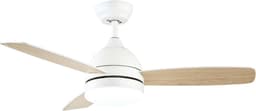 Evolar Smart Plafondventilator met Verlichting en WiFi - 122 cm - Stille Plafondlamp met Ventilator - Dimbaar Warm Wit Licht (LED) - Hout - EVO-CF48WWDW — thumbnail 1