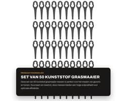 Grassnijmes 50 Stuks - Kunststof Mes - Duurzaam - Antiroest - Hoge Efficiëntie - Eenvoudig te Installeren - Grasmaaier
