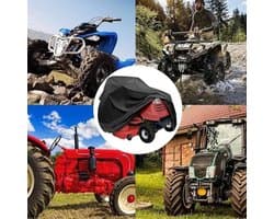 Grasmaaierhoes XL - 210D Oxford-stof - Weerbestendig - UV-bescherming - Robuuste Buitenopslag - Eenvoudig schoonmaken - Tuinmachinehoes