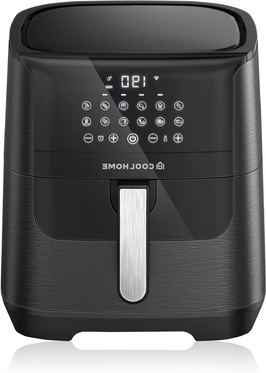 Heteluchtfriteuse - Airfryer XXL - Gezonde maaltijden - Keramische coating - 65 Liter - Zwart — afbeelding 1