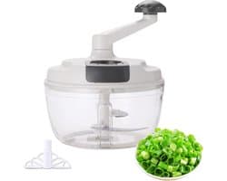 Keukenmachine Handmatig - Voedselhakker - Snel Ingrediënten Snijden - Compact Opvouwbaar - 185 cm - Wit