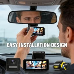 Dashcam - Autocamera - Veilige Ritten - Nachtzicht Registratie - 3.2 Inch Scherm - Zwart — thumbnail 3