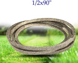 Aandrijfriem Grasmaaier - Reserveonderdeel Gazon - Gazon Onderhoud - Aramide Constructie - 1/2x90 inch - Grijs — thumbnail 3