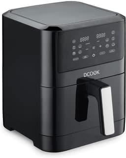 Luchtfriteuse - Airfryer Heteluchtfriteuse - Gezond Frituren - Grote Capaciteit - 8 L - Zwart — thumbnail 4