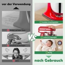 Schuifplaat Mixer - Onderlegger Keukenmachine - Keukenmachine Verplaatsen - Specifiek Vormontwerp - 374 x 252 cm - Bruin — thumbnail 3