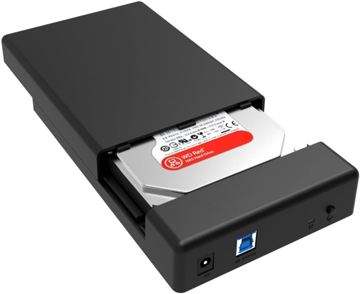 Let op type!! ORICO 3588US3 USB 3.0 Type-B 2.5 / 3.5 inch SSD / SATA HDD harde schijf behuizing voor Laptop Computer Desktop PC (zwart) — afbeelding 1