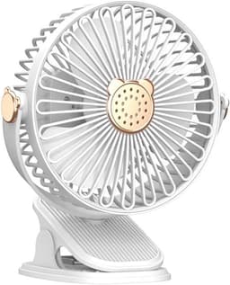 KZQ Oplaadbare Usb Ventilator – Stil, Compact, 4 Snelheden – Voor Camper, Tent, Auto, Slaapkamer, Kantoor, Binnen En Buiten – Cadeau Voor Dames En Heren — thumbnail 1