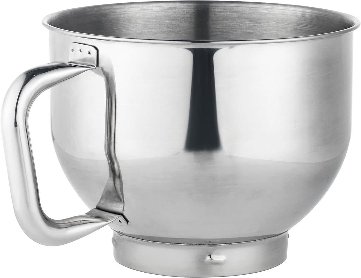 Keukenmachine - Keukenrobot - Bakken en koken - Grote mengkom - 5 Liter - Grijs — afbeelding 1