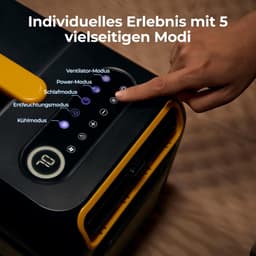 Mobiele airco 3500 BTU met app bediening, draagbare airconditioner, 5-in-1 koeling voor camping, camper en caravan — thumbnail 3