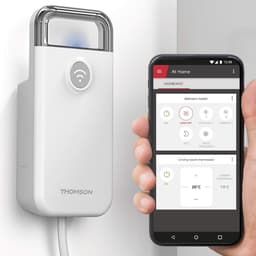 Slimme Thermostaat - Woonkamer Bediening - Energie Besparen - Afstandsbediening Via App - 12 x 55 cm - Wit — thumbnail 4