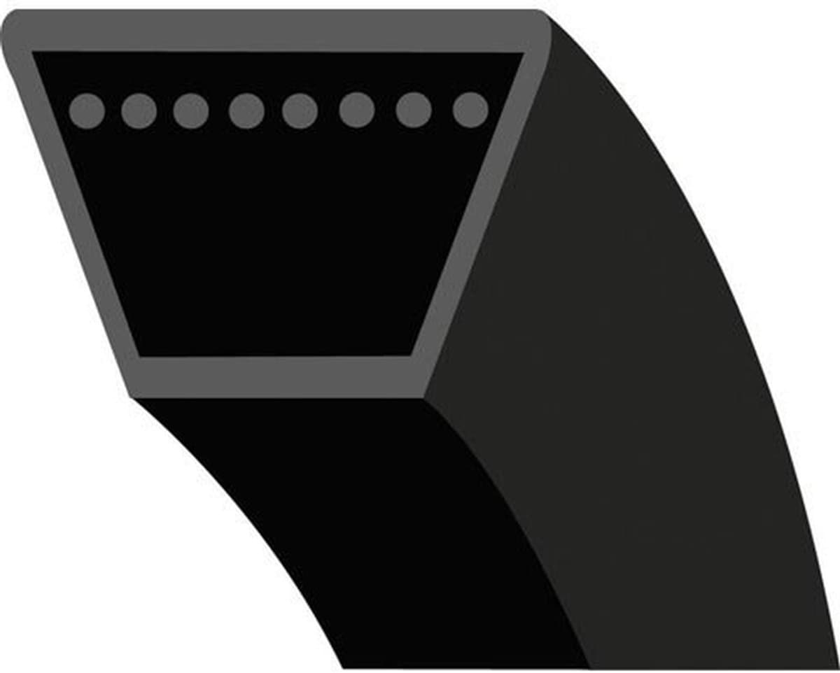 Grasmaaier Riem - Aandrijfriem V-snaar - Zelfrijdende Grasmaaier - Trapeziumvormige Gladde Riem - 858 mm - Zwart — afbeelding 1