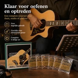 Klassieke Gitaar Snaren - Klassieke akoestische gitaar snaren - Gitaarsnaren Set - 6 Gitaarsnaren — thumbnail 4