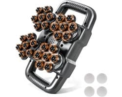 Massagepistool met 28 koppen - draadloos mini-massageapparaat - 6 modi en 20 snelheden - ShopVlot