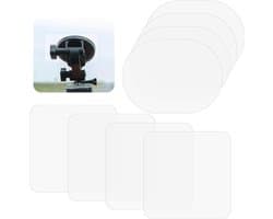 Dashcam stickers 8 stuks - transparante statische folie - krasbestendig - veilige installatie - ShopVlot