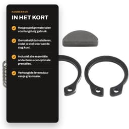 Aandrijfwiel Kit 8-Delige Set - Tandwielen - Clips - Transmissiesleutels - Compressieveren - Reserveonderdeel - Grasmaaier Onderdelen — thumbnail 4