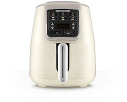 Karaca Air Pro Cook Koz Steel XL Airfryer – 4L – 1550W – RVS 304 Binnenpan – Iconic Beige