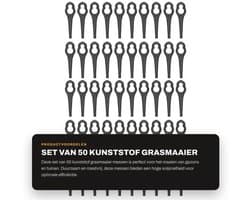 Grassnijmes 50 Stuks - Kunststof Mes - Duurzaam - Antiroest - Hoge Efficiëntie - Eenvoudig te Installeren - Grasmaaier