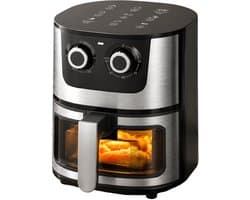 NAXSIR Airfryer XXL - 7 Liter - Heteluchtfriteuse - Zichtvenster - Digitaal Display - 1500W