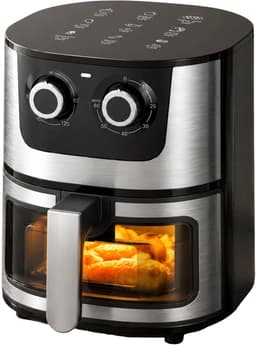 NAXSIR Airfryer XXL - 7 Liter - Heteluchtfriteuse - Zichtvenster - Digitaal Display - 1500W — thumbnail 1