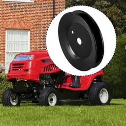 Stationaire Katrol - Hoogte 24 mm - Diameter 141 mm - Compatibel met MTD Grasmaaier - Slijtvast Metaal - Onderdeelnummer 756-1188 - Looprol — thumbnail 3