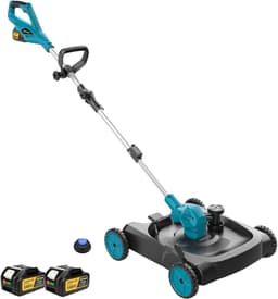 Joorly Elektrische Grasmaaier - Grastrimmer - Grastrimmer accu - Grasmaaier Accu - Grasmaaier Elektrisch - 30,5 maai breedte - Groen — thumbnail 1