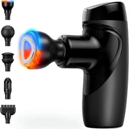 Lìon® Masage Gun - Draadloze Massage Gun - Spiermassage Apparaat - Zwart - 14cm x 9cm x 5cm — thumbnail 1
