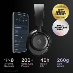 SteelSeries Arctis Nova 3 PC Draadloze Gaming Headset Zwart — thumbnail 3