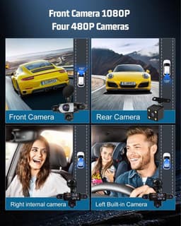 Dashcam - Full HD - 360 Graden Dekking - Nachtzicht - Voor Auto's — thumbnail 2