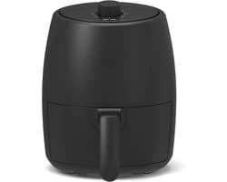 QORA® Mini airfryer - Airfryer - Airfryer klein - Zwart - 22cm x 28cm x 27cm