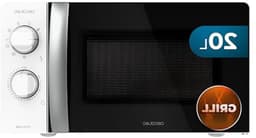 Magnetron met Grill - Oven Apparaat - Snel Eten Bereiden - 3Dwave Technologie - 20L Inhoud - Zwart — thumbnail 1