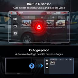 AC-FHD02DV FHD 1080P Dashcam, GPS-Afspeeltracking, 136° Groothoek, WDR, Nachtzicht, 24-Uurs Parkeermodus, G-sensor, Loop-Opname, Uitvalbescherming, Max. 128GB, Alleen Voor X10-Serie — thumbnail 4