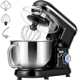 Lìon® Deegmachine - Mixer met Kneedhaak - Kneedmachine - Zwart - 39cm x 22cm x 48cm — thumbnail 1