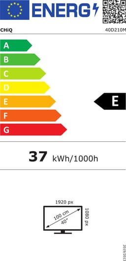 CHiQ 40D210M - Non Smart - TV 40 Inch - Full HD - Dolby Audio - 2026 Nieuw — thumbnail 2