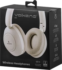 Volkano Aura Draadloze koptelefoon – ANC – Crème — thumbnail 4