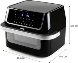 Airfryer met Venster - Hete Lucht Oven - Gezond Frituren - Flexibele Capaciteit - 10 Liter - Wit — thumbnail 3