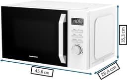 Magnetron - Oven Verwarming - Snel Eten Bereiden - 8 Automatische Programma's - 20 liter - Wit — thumbnail 2