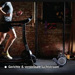 VALI® Ventilator - Industriële Grondventilator - Krachtige Luchtcirculator - Zwart - 33cm x 32cm x 27cm — thumbnail 3