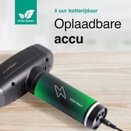 Massage Gun - Spierherstel Apparaat - Sport en Ontspanning - 6 Massagekoppen - 28 x 24 x 11 cm - Zwart — thumbnail 2