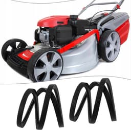 SnelShoppen - 2 Stuks V-snaar voor Grasmaaier 825mm Vervangingsonderdeel 474832 Geschikt voor Highline 513PA en 523 SP en SPA — thumbnail 2