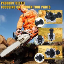 Cilinderpakking kit geschikt voor Husqvarna 445 en 450E kettingzagen met intake manifold inlaatbuis voor optimale afdichting en duurzaamheid — thumbnail 2