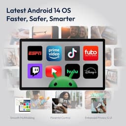 SnelShoppen - 15.6 inch Android tablet met Helio G99, 6GB RAM, 128GB ROM, FHD IPS display, 12000mAh batterij en 32MP camera - Perfect voor werk, enter — thumbnail 5