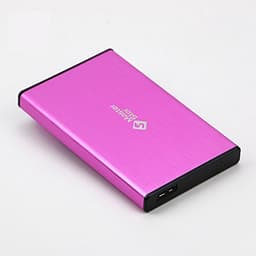 80 GB Draagbare Externe Harde Schijf - USB 3.0 SATA Supersnelle 2,5 Inch voor Laptop - 1 Jaar Garantie - Roze — thumbnail 2